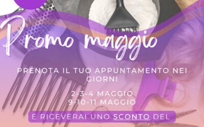 PROMO 50% COLORE – MAGGIO